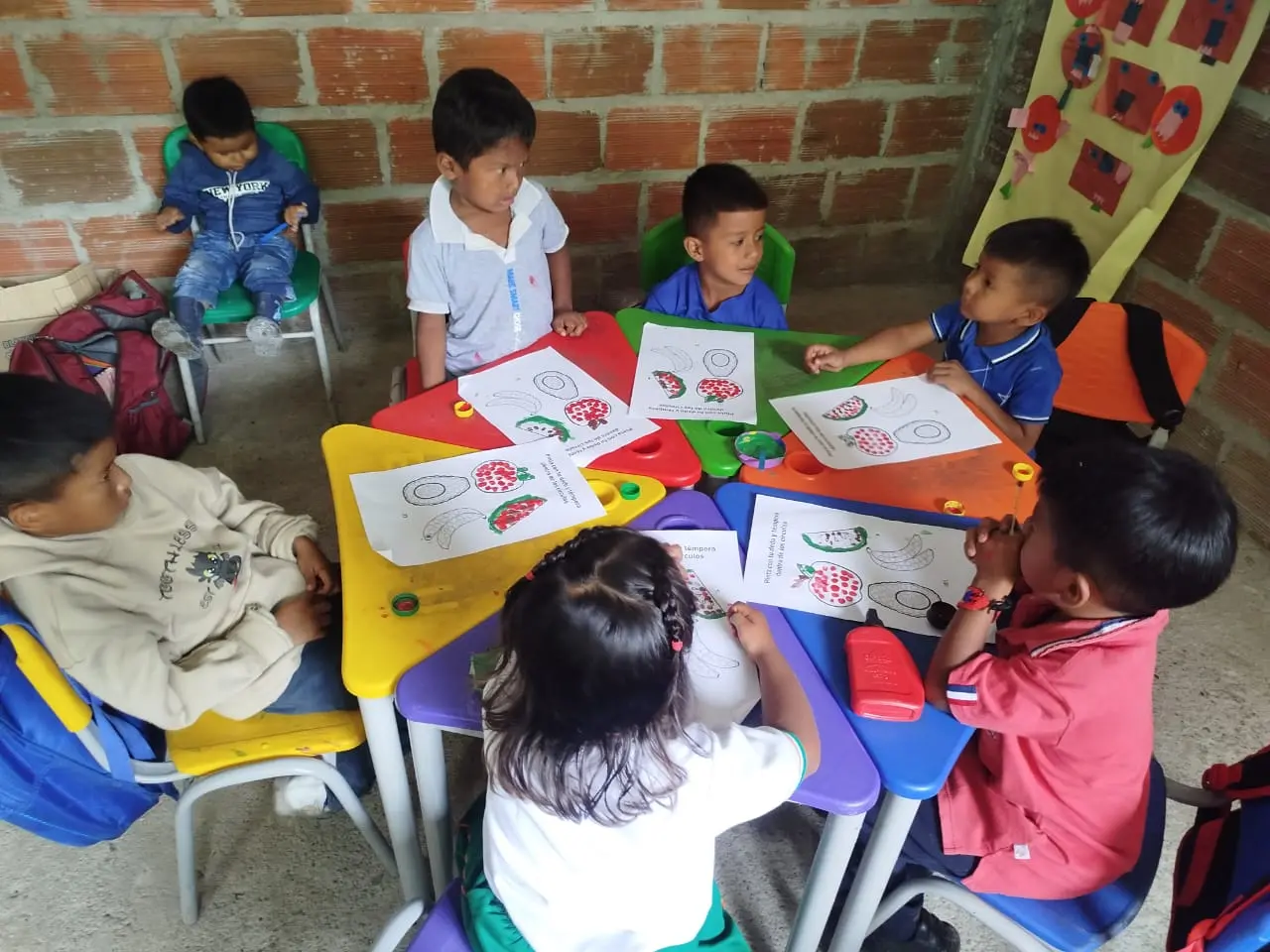Actividades en la comunidad Nasa