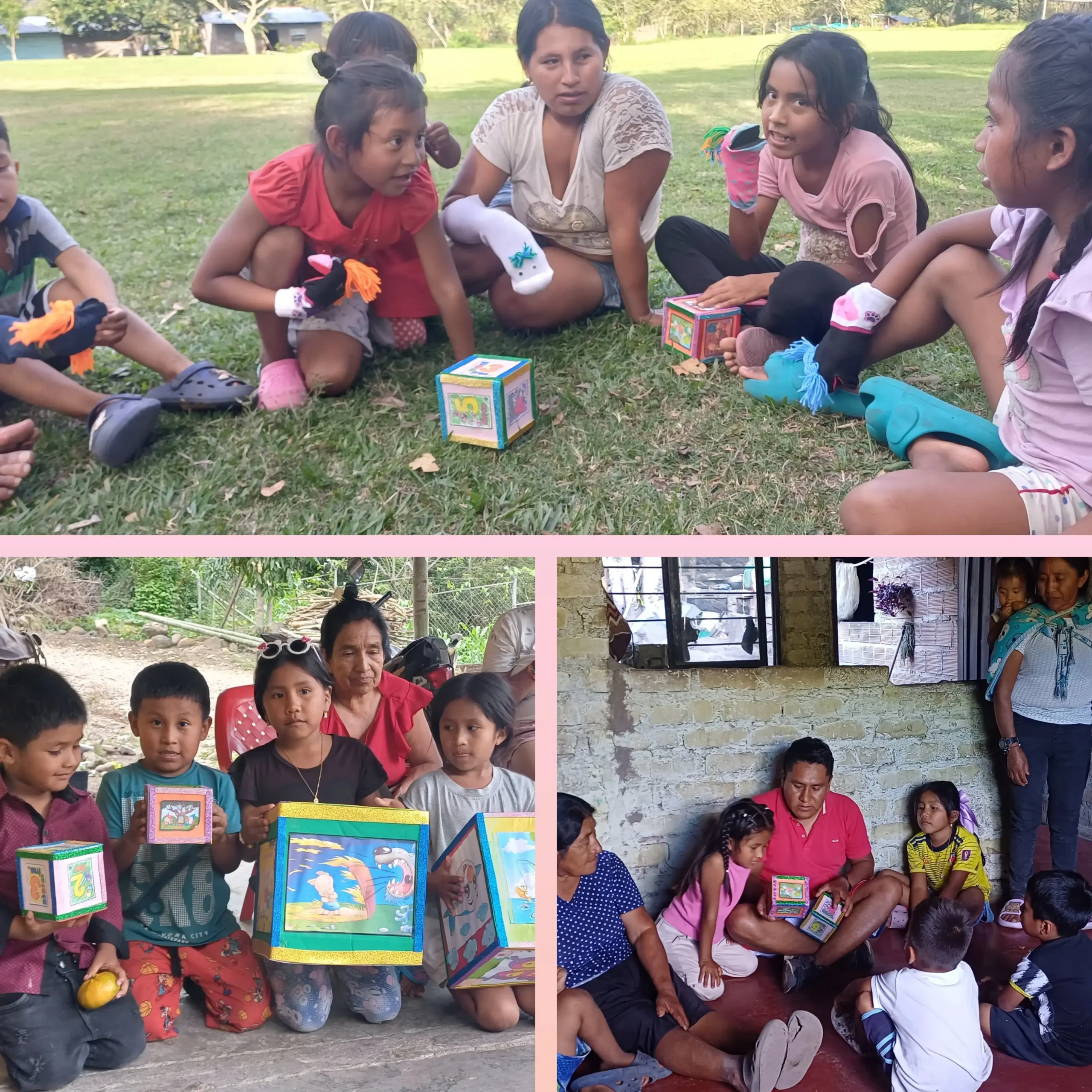 Actividades en la comunidad Nasa